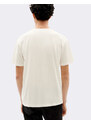 Thinking MU Sol White Plain T-Shirt SNOW WHITE