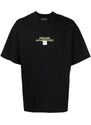 Musium Div. logo-print cotton T-shirt - Black