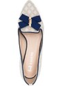 ESSERE ribbon-detail flat ballerina shoes - Neutrals