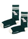 NordicBuddies Finsko Ponožky Moomin Retro Socks 40-45 green