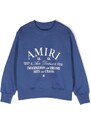 AMIRI KIDS Arts District logo-print sweatshirt - Blue