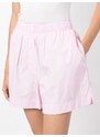 Kika Vargas wide-leg cotton shorts - Pink