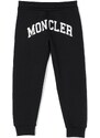 Moncler Enfant logo-patch cotton track pants - Blue