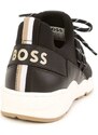 BOSS Kidswear logo-print slip-on sneakers - Black