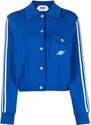 Autry logo-embroidered button-up shirt - Blue