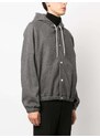There Was One hooded flannel jacket - Grey