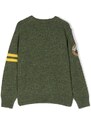 MC2 Saint Barth Kids Donegal Snoopy Scout intarsia-knit jumper - Green