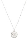 DOWER AND HALL Forever Hearts Talisman silver necklace
