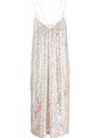 TWINSET Myfo sequined midi dress - Silver