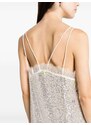 TWINSET Myfo sequined midi dress - Silver