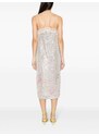TWINSET Myfo sequined midi dress - Silver