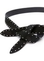 ISABEL MARANT studded leather belt - Black