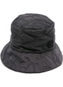 Bimba y Lola logo-patch stitched bucket hat - Black