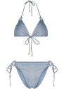 ZIMMERMANN August lurex bikini - Blue