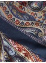ETRO graphic-print silk scarf - Blue