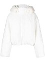 Maje quilted padded jacket - White