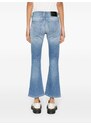 DONDUP distressed-effect flared-leg jeans - Blue