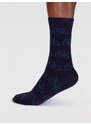 Thought Fashion UK Bavlněné ponožky Bennie Bike blue 41-46