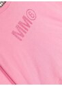 MM6 Maison Margiela Kids glitter-embellished T-shirt - Pink