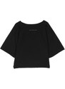 MM6 Maison Margiela Kids glitter-embellished T-shirt - Black