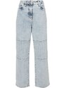 REMAIN high-rise straight jeans - Blue
