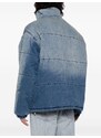 FIVE CM quilted padded denim jacket - Blue