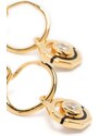 Missoma hexagonal-charm small hoop earrings - Gold