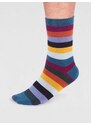 Thought Fashion UK Bambusové ponožky Jase Stripe blue 40-46
