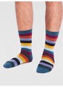 Thought Fashion UK Bambusové ponožky Jase Stripe blue 40-46