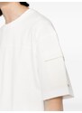 STUDIO TOMBOY sleeve-pocket crew-neck T-shirt - White