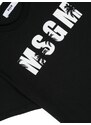 MSGM Kids logo-print cotton T-shirt - Black
