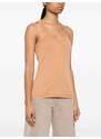 LEMAIRE ribbed cotton top - Brown