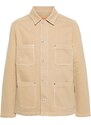 SANDRO twill cotton shirt jacket - Neutrals
