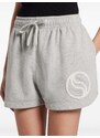 Stella McCartney logo-appliqué cotton shorts - Grey