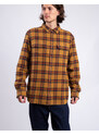 Fjällräven Övik Heavy Flannel Shirt M 232-215 Buckwheat Brown-Autumn Leaf