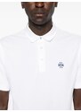 Jacob Cohën logo-embroidered piqué polo shirt - White