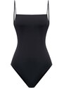 12 STOREEZ low-back swimsuit - Black