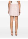 SANDRO sequined tweed miniskirt - Pink