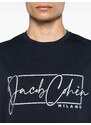 Jacob Cohën logo-print cotton T-shirt - Blue