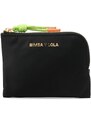 Bimba y Lola logo lettering coin purse - Black