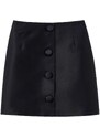 DESTREE Lucio button-up skirt - Black
