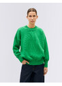 Thinking MU Green Petra Knitted Sweater GREEN