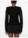 ROTATE BIRGER CHRISTENSEN sequin-embellished cardigan - Black