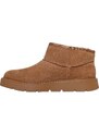 Skechers Women's Slip-ins: Keepsakes Cosy - Cosy Mini Boots in Chestnut, Size 2 | Leather/Metal/Textile